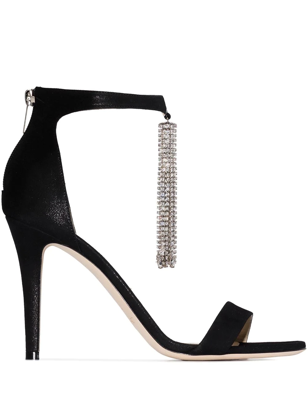 Viola 100mm crystal-embellished sandals - 1