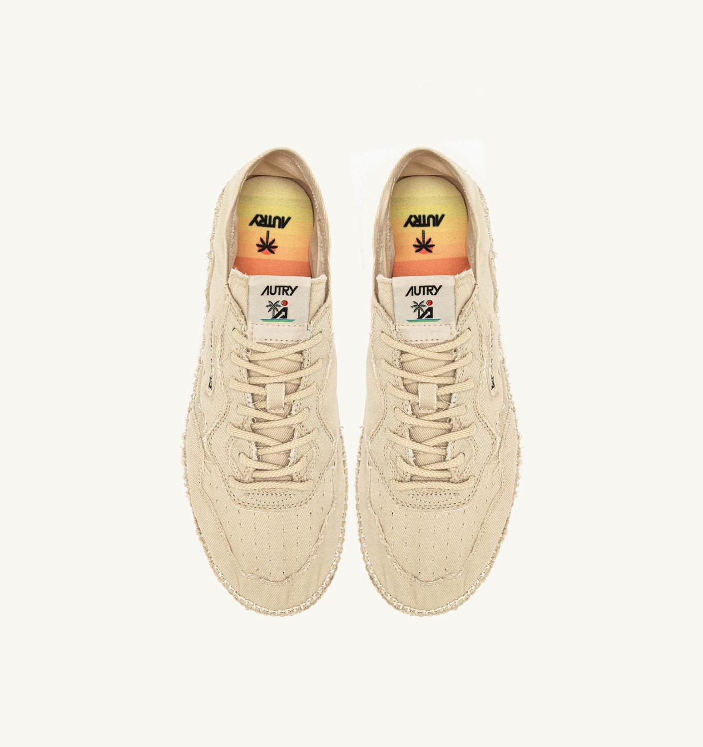 SANDY ESPADRILLES IN IVORY CANVAS - 5