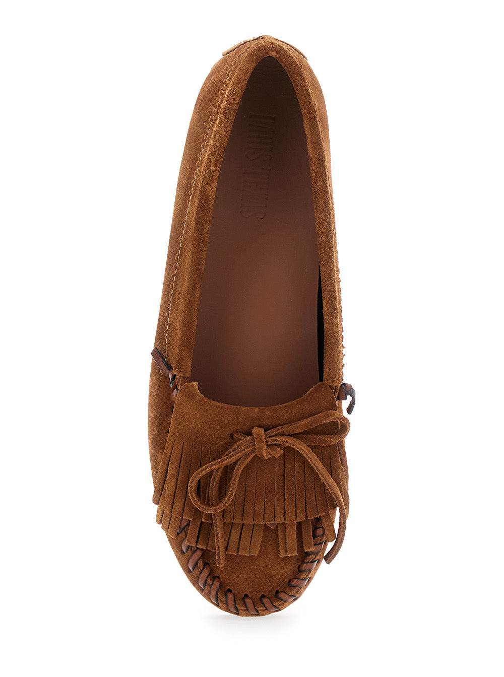 Paris Texas Women 'Indiana' Brown Loafers With Fringes In Suede Woman - 4