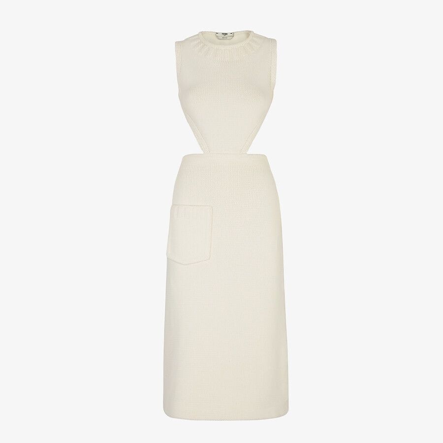 White cotton dress - 1
