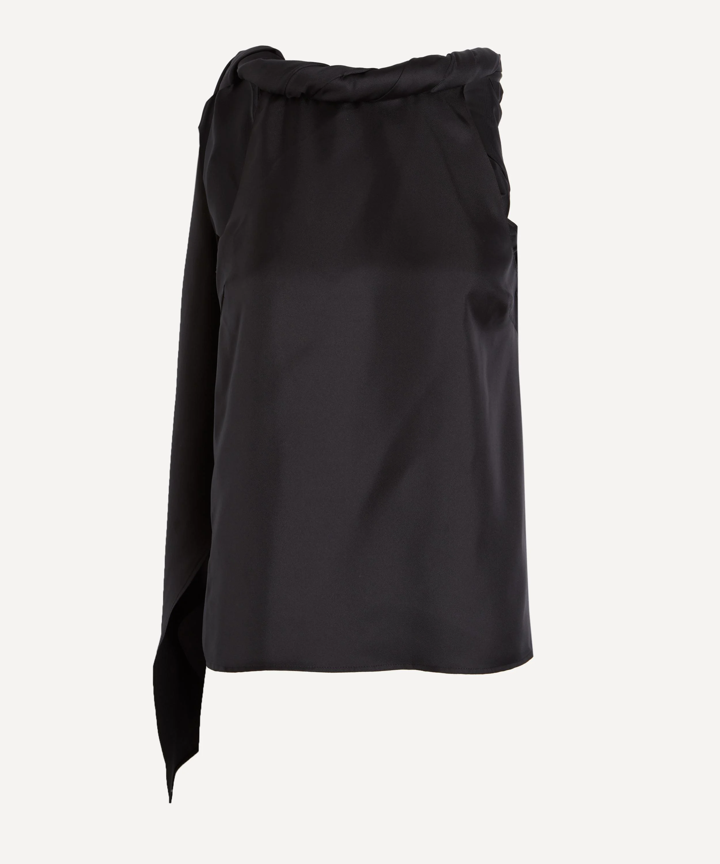 Wilma Twisted Collar Top - 1