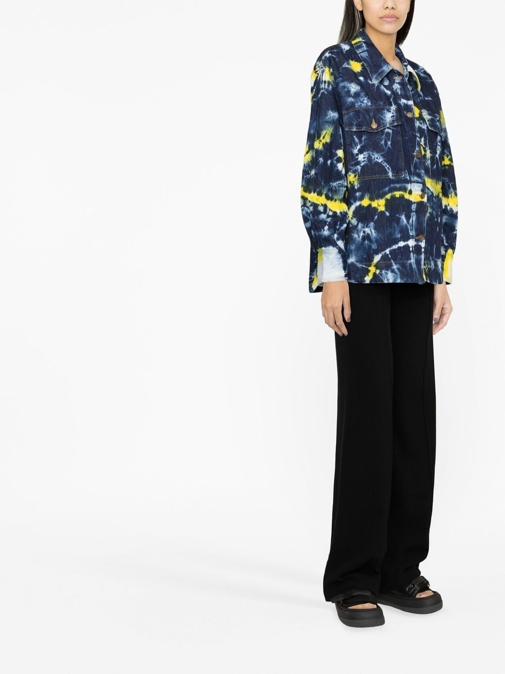 【ALANUI】moonrise tie-dyed denim ジャケット ALANUI Moonrise tie-dyed denim jacket - Jackets - Free