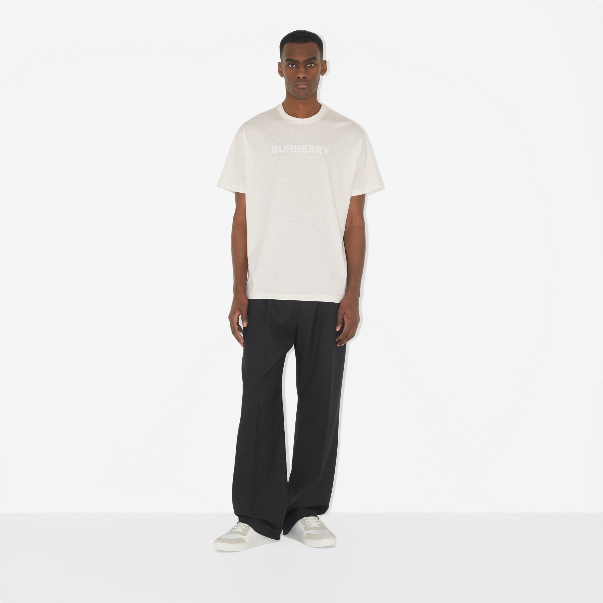 Burberry Logo Print Cotton Jersey T-shirt | REVERSIBLE Burberry Logo Print Cotton Jersey T-shirt | REVERSIBLE