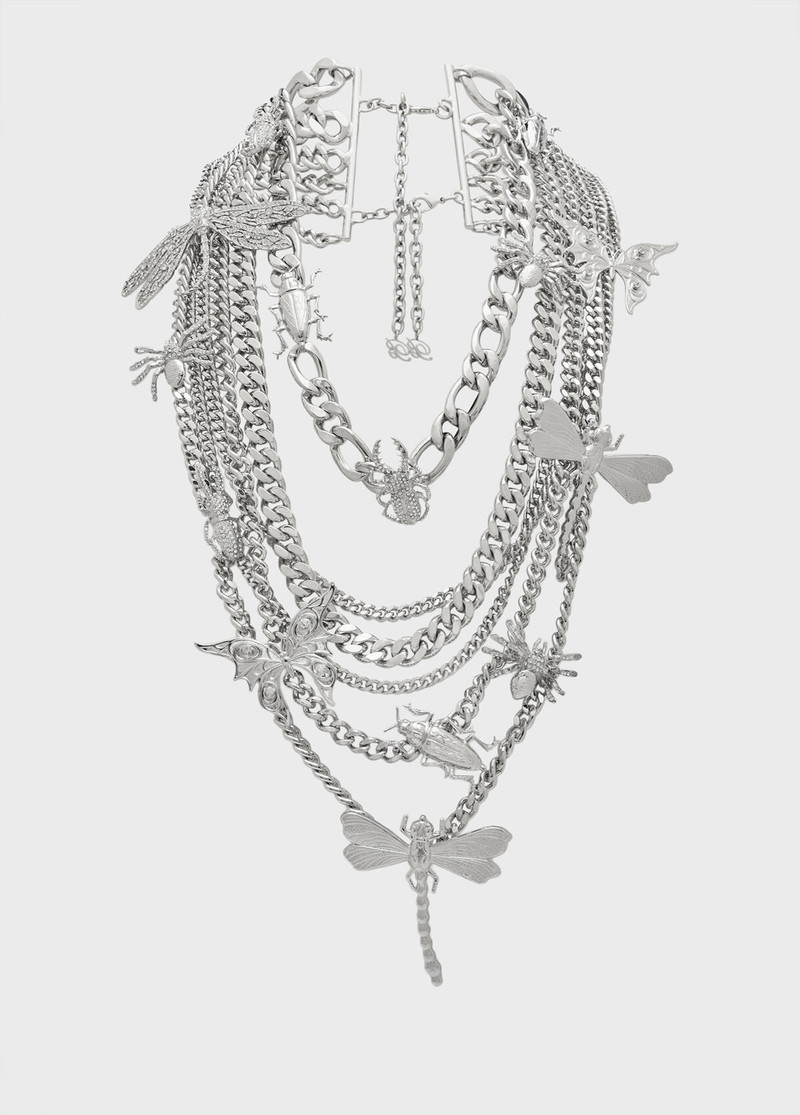 Blumarine MULTICHAIN NECKLACE WITH BUTTERFLIES AND INSECTS outlook