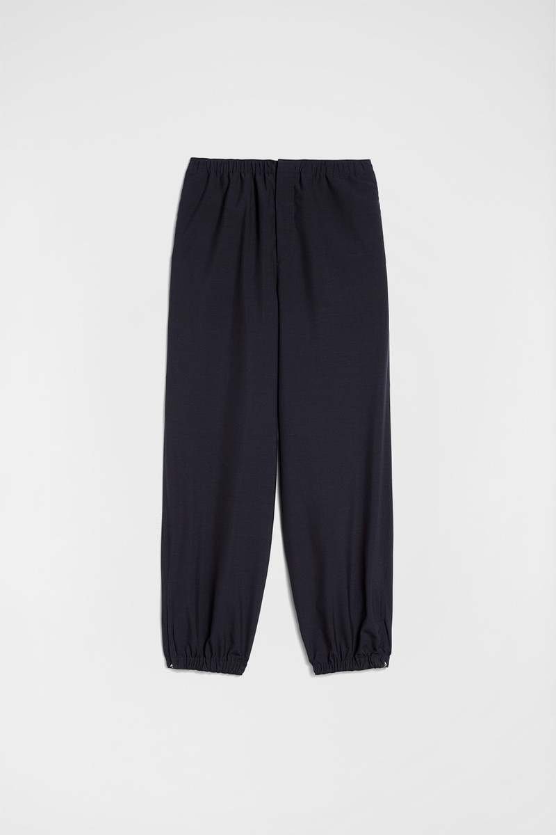 Wool Poplin Trousers 1