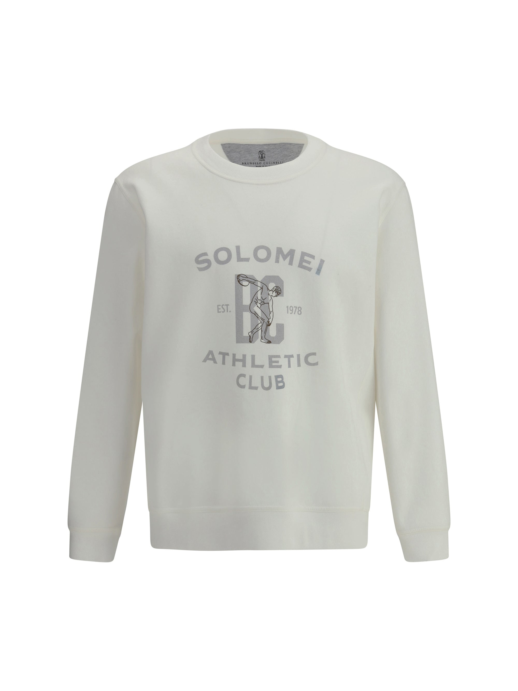Brunello Cucinelli Men Maxi Print Sweatshirt - 1