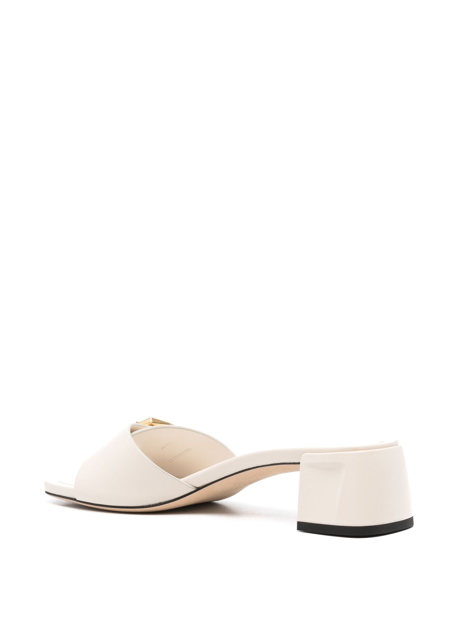 White Hawke 40 Leather Mules - 3