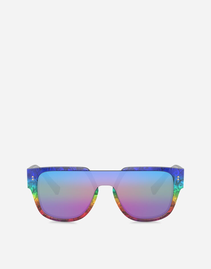 Iridescent rainbow sunglasses - 1