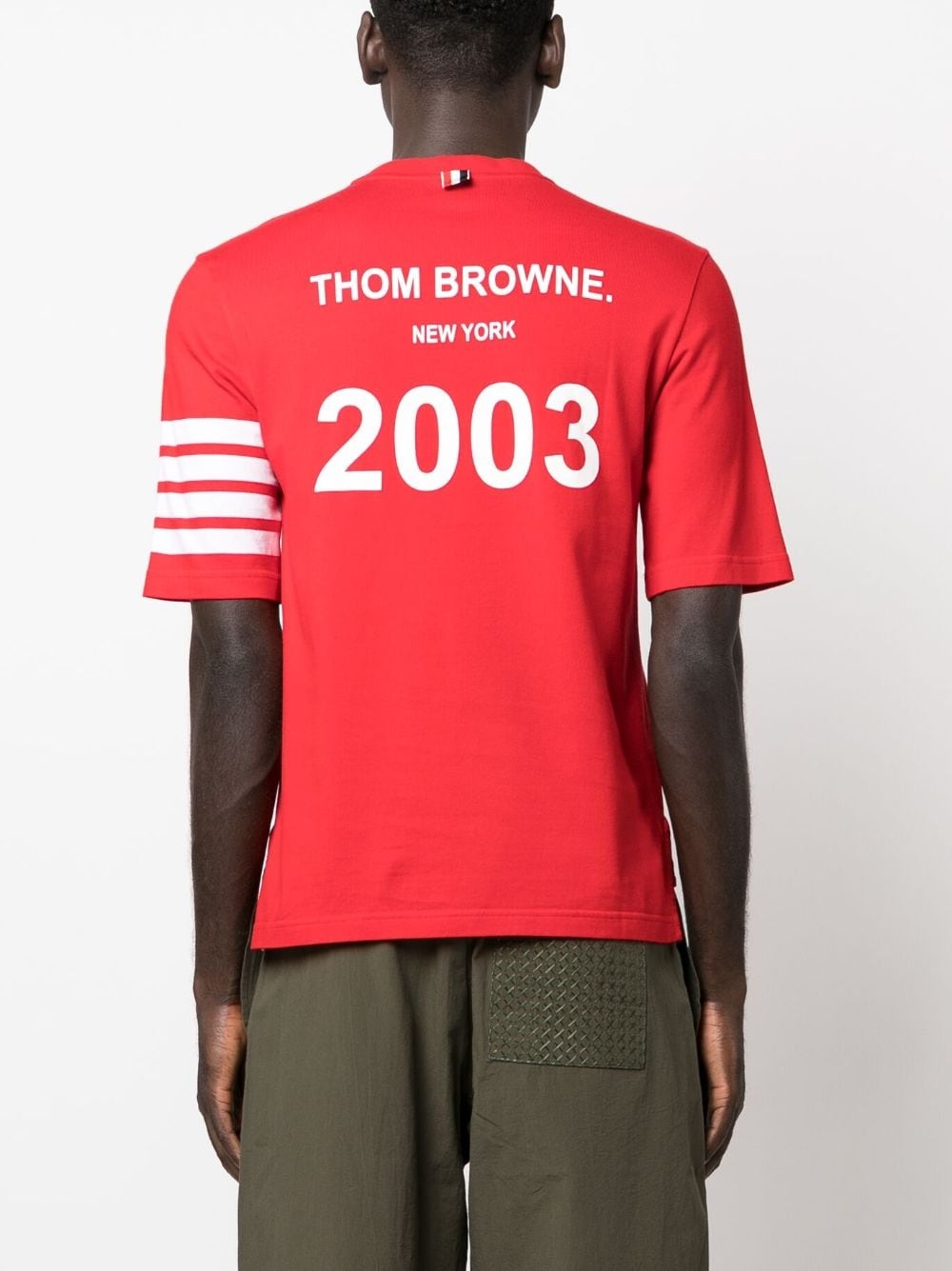 4-Bar Stripe 2003-print T-shirt - 4