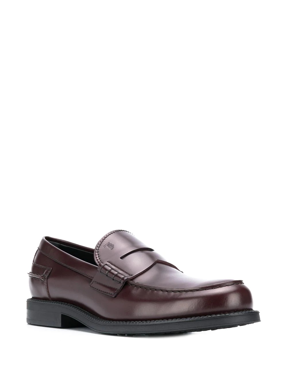 classic leather loafers - 2