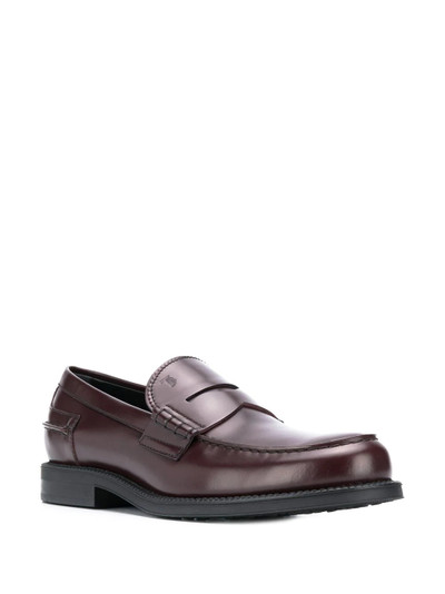 Tod's classic leather loafers outlook