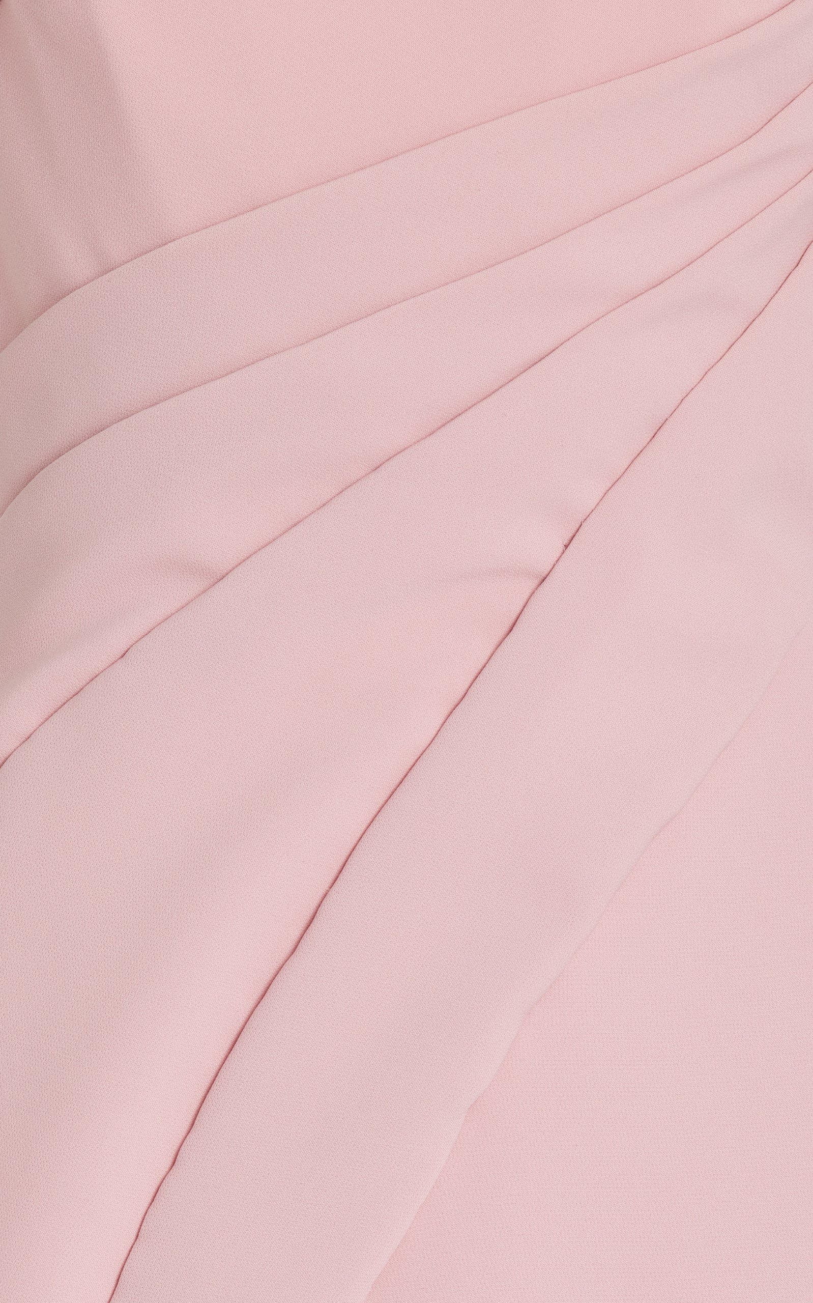 Rosy Stretch Crepe Gown - 7