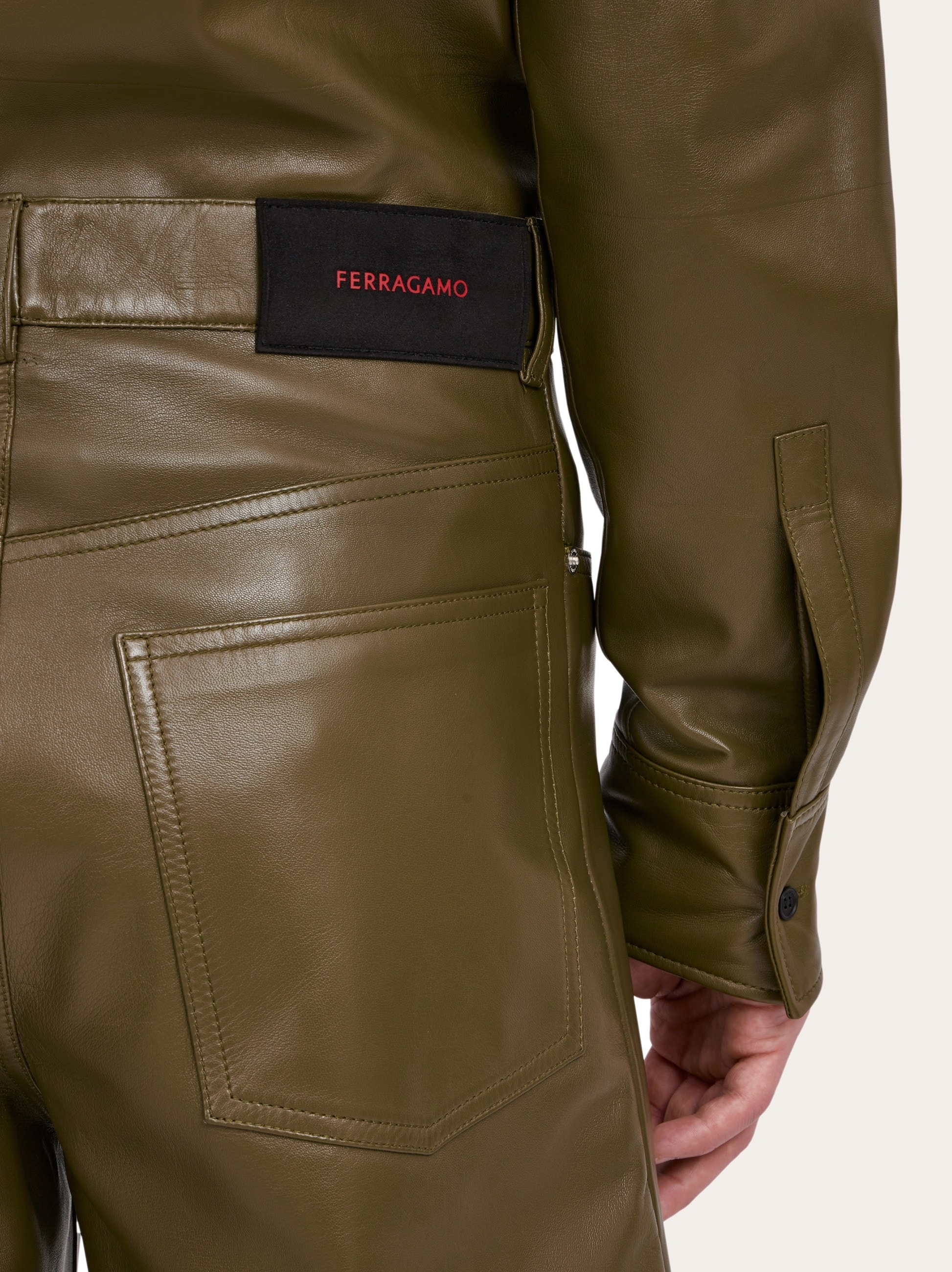 Nappa five pocket trouser - 6