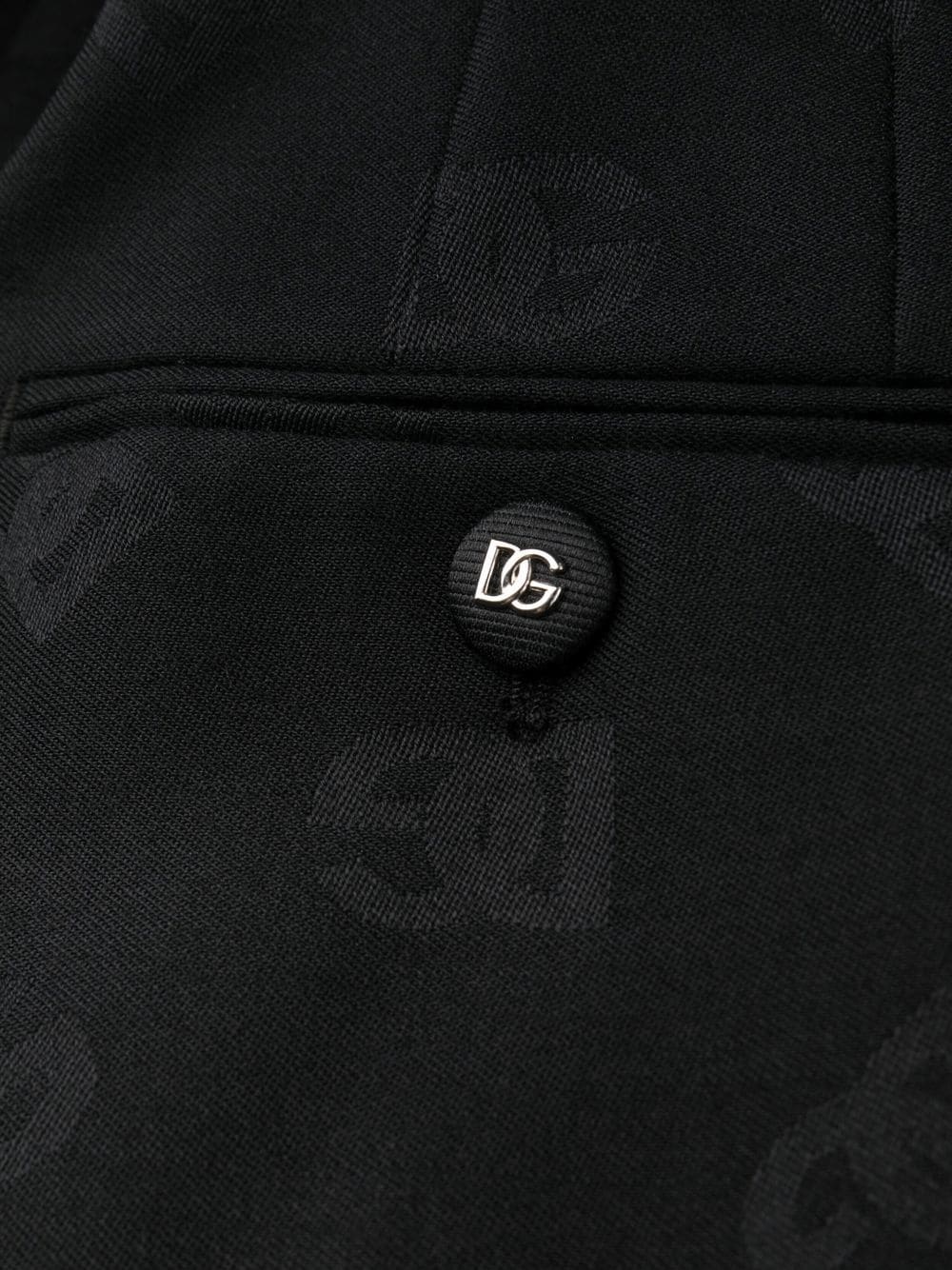 all-over logo print trousers - 5