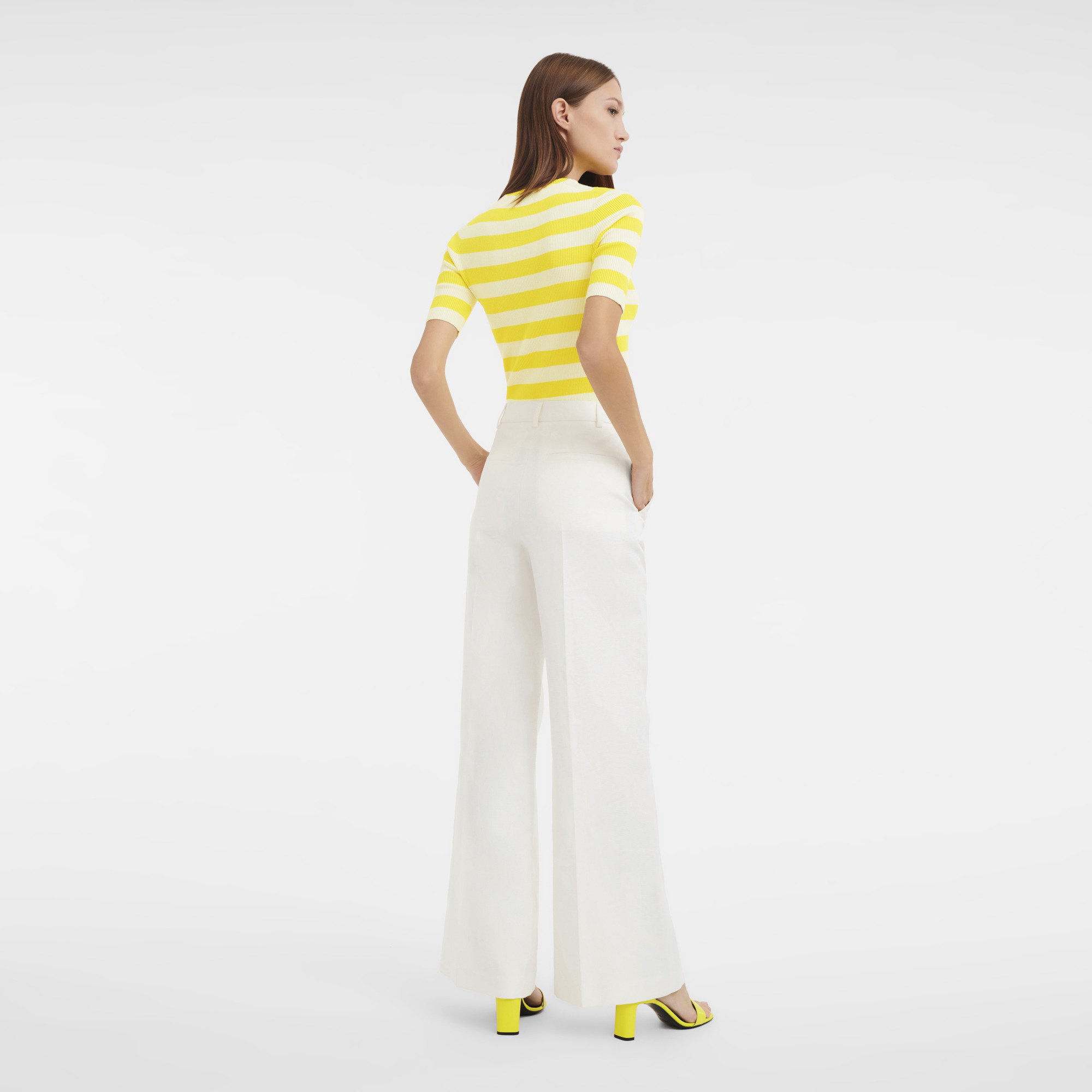 Spring/Summer 2023 Collection Trousers Ecru - OTHER - 3