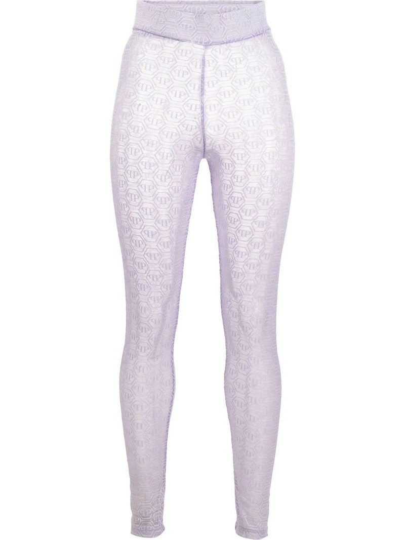 monogram-pattern leggings 1