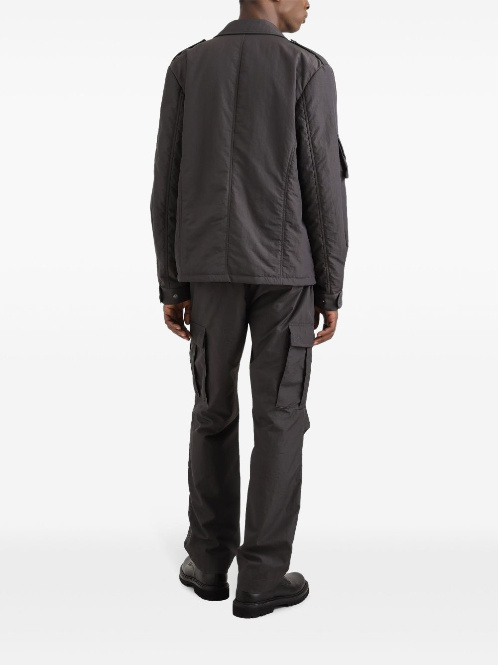 logo-plaque cargo pants - 3