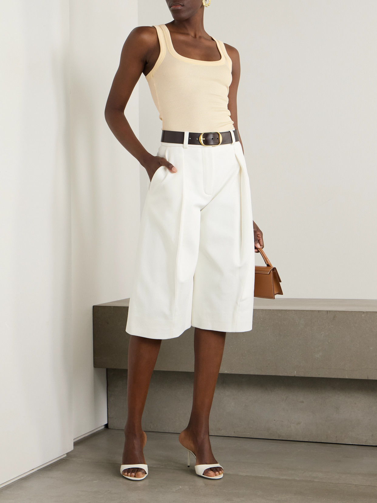 Ribbed Cotton-jersey Tank - 2