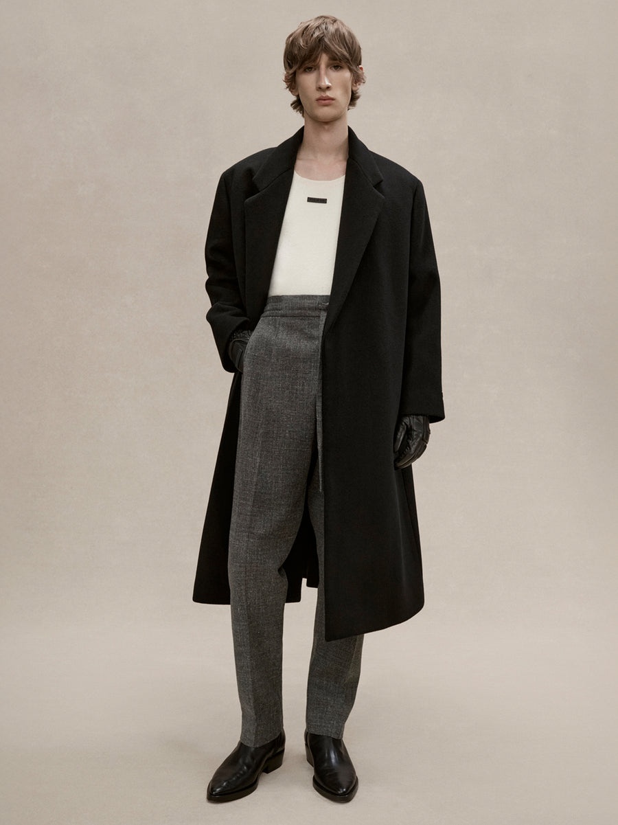 Melton Wool Overcoat - 2