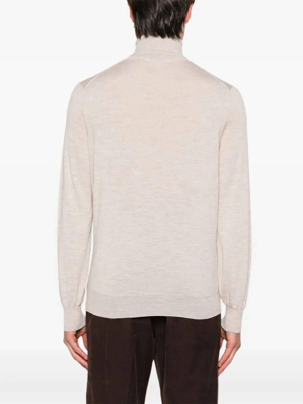 Brunello Cucinelli Men Turtle-Neck Fine Gauge Sweater - 5