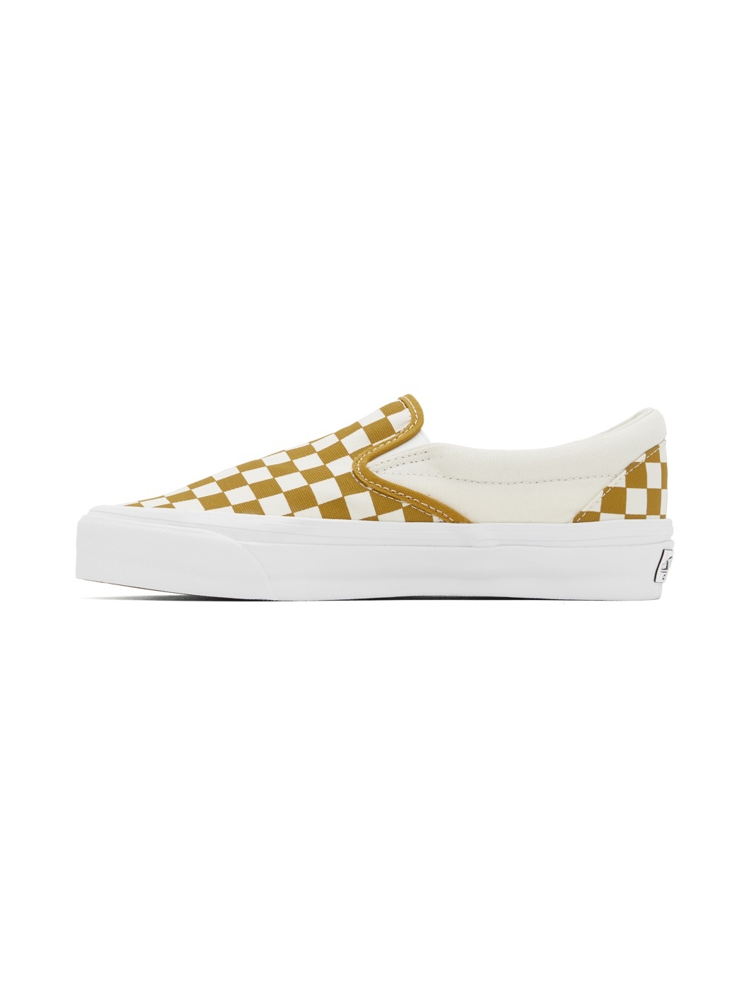 Off-White & Yellow Slip-On Reissue 98 LX Sneakers - 3
