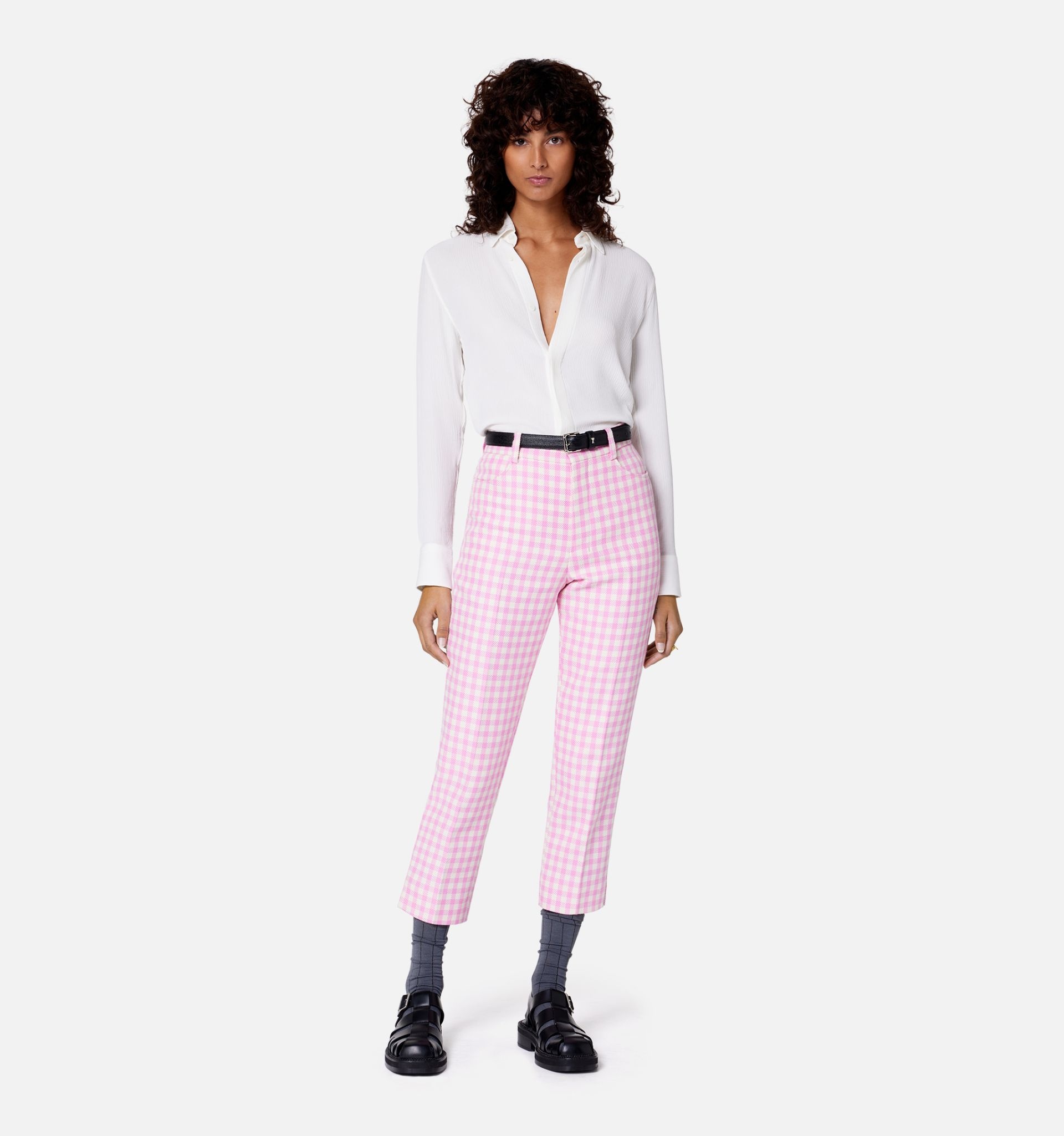 Cigarette Fit Short Trousers - 2