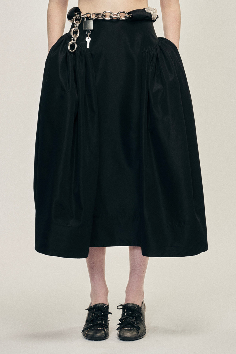 Hip Detail Bind Skirt 4