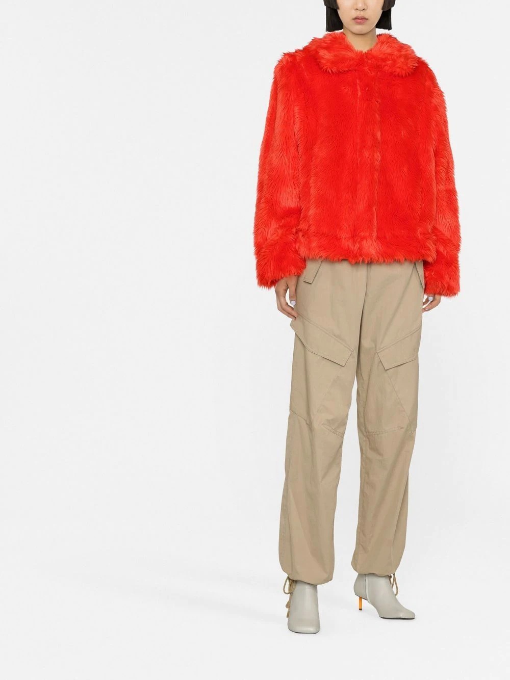 faux-fur jacket - 2