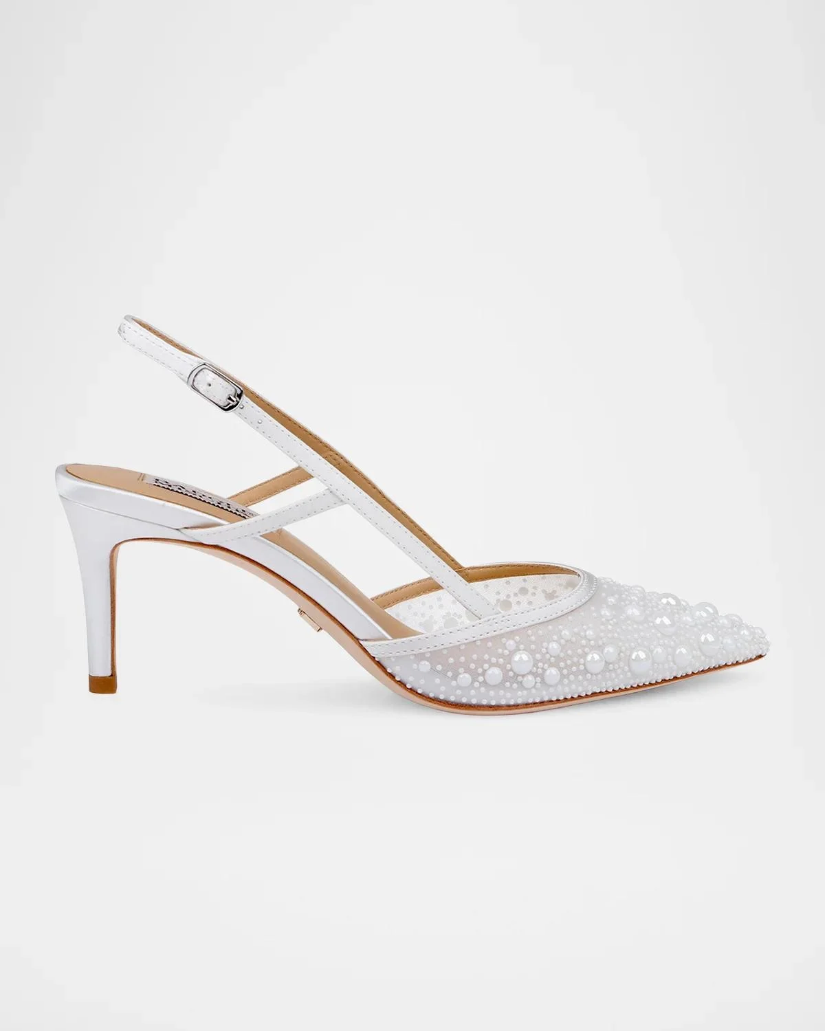 Reem 65MM Crystal-Embellished Mesh Pumps - 1