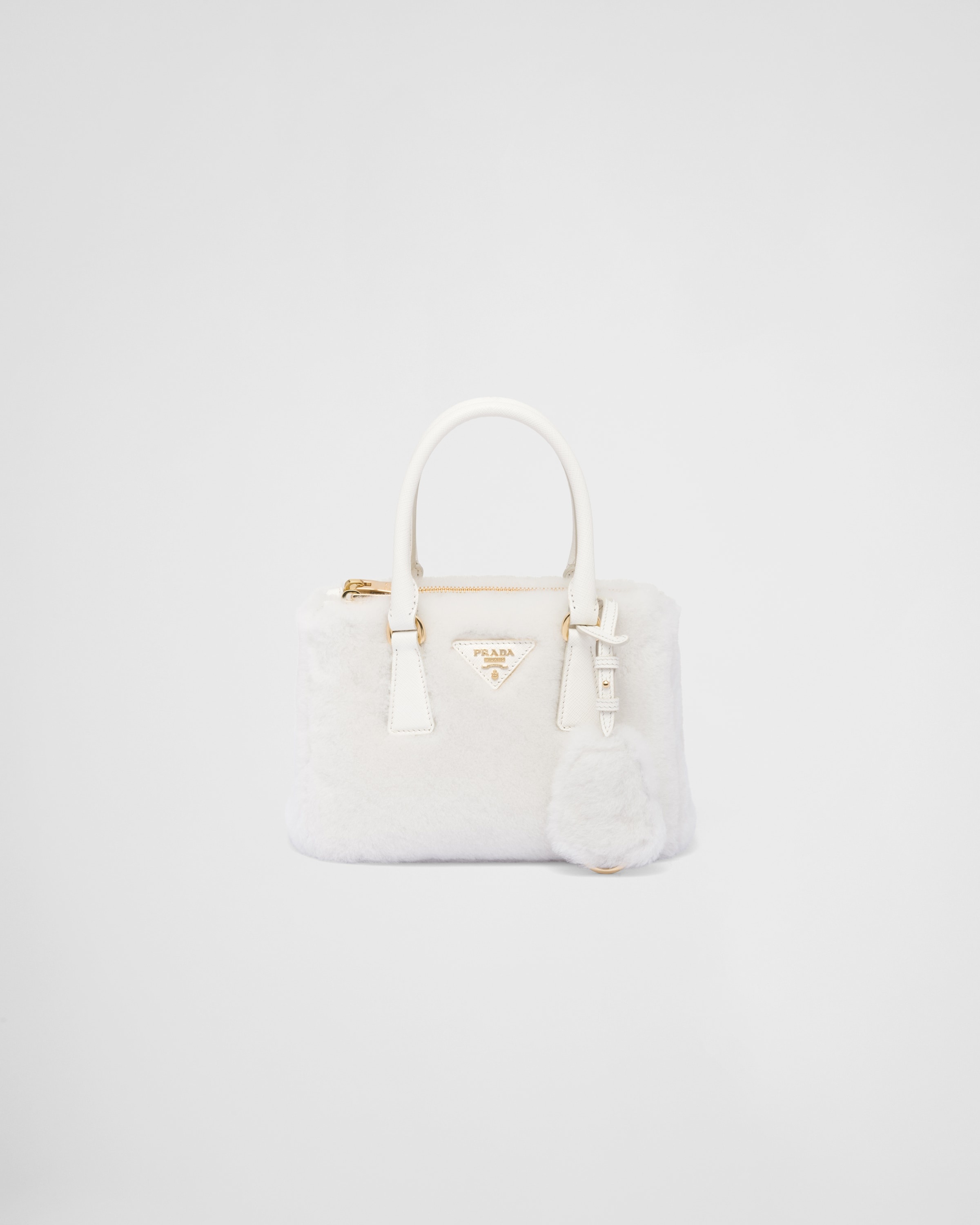 Prada Galleria shearling mini-bag - 1