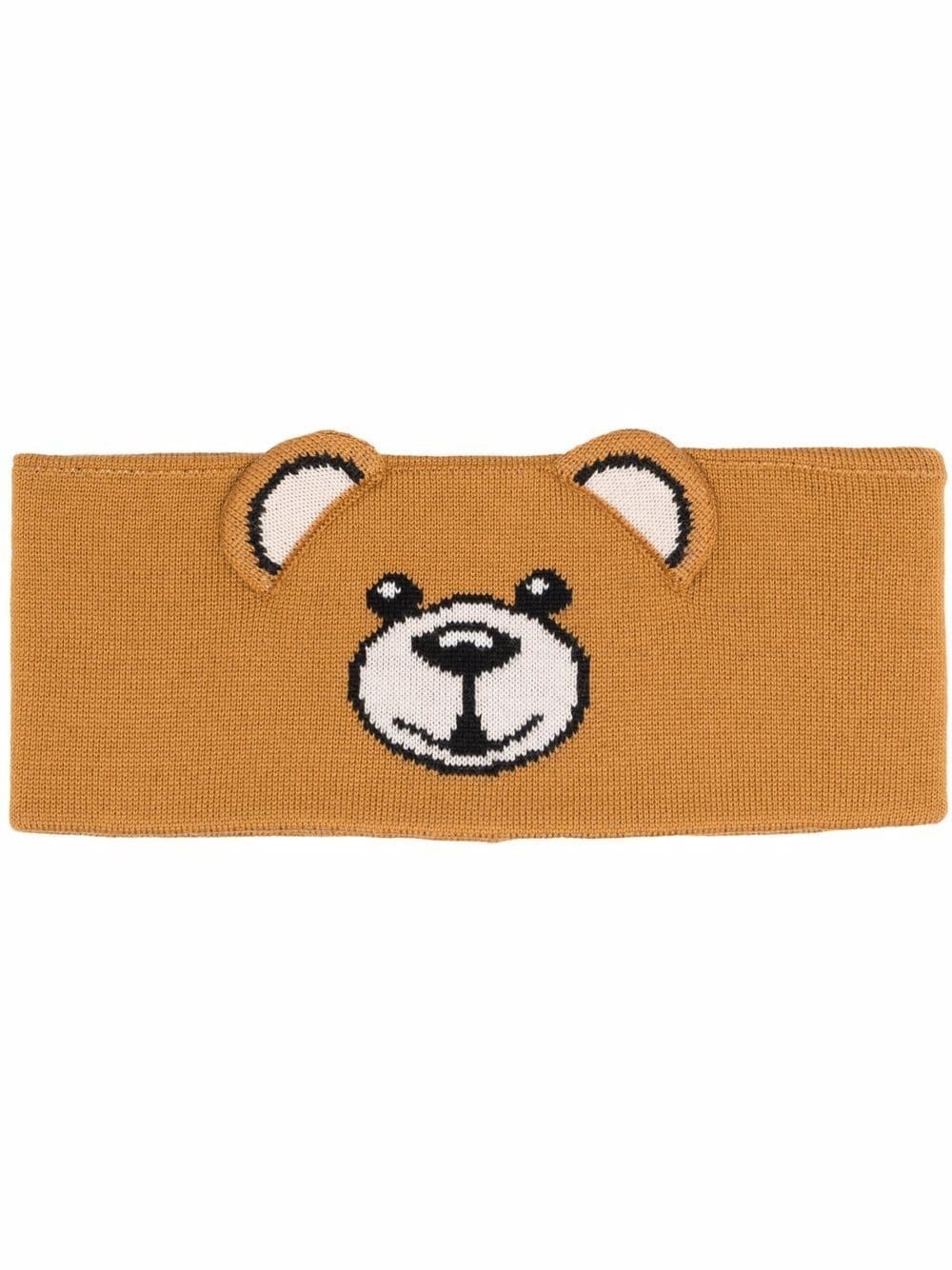 teddy bear-knitted hair band - 1