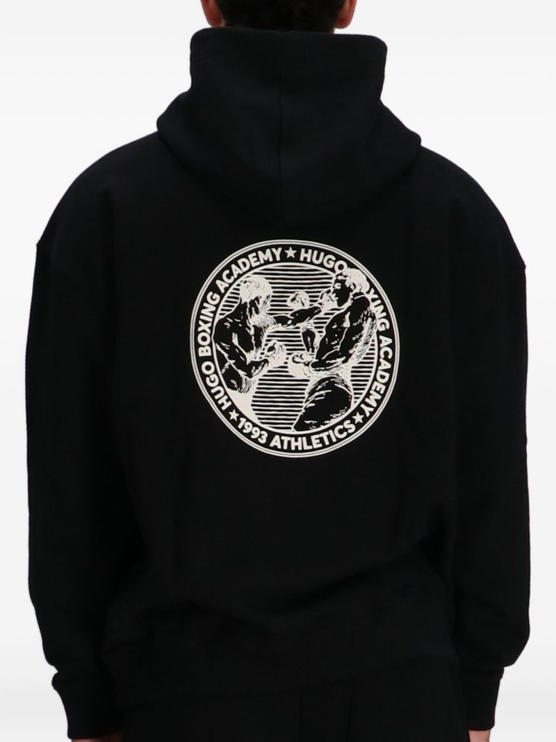 boxing-print hoodie 3