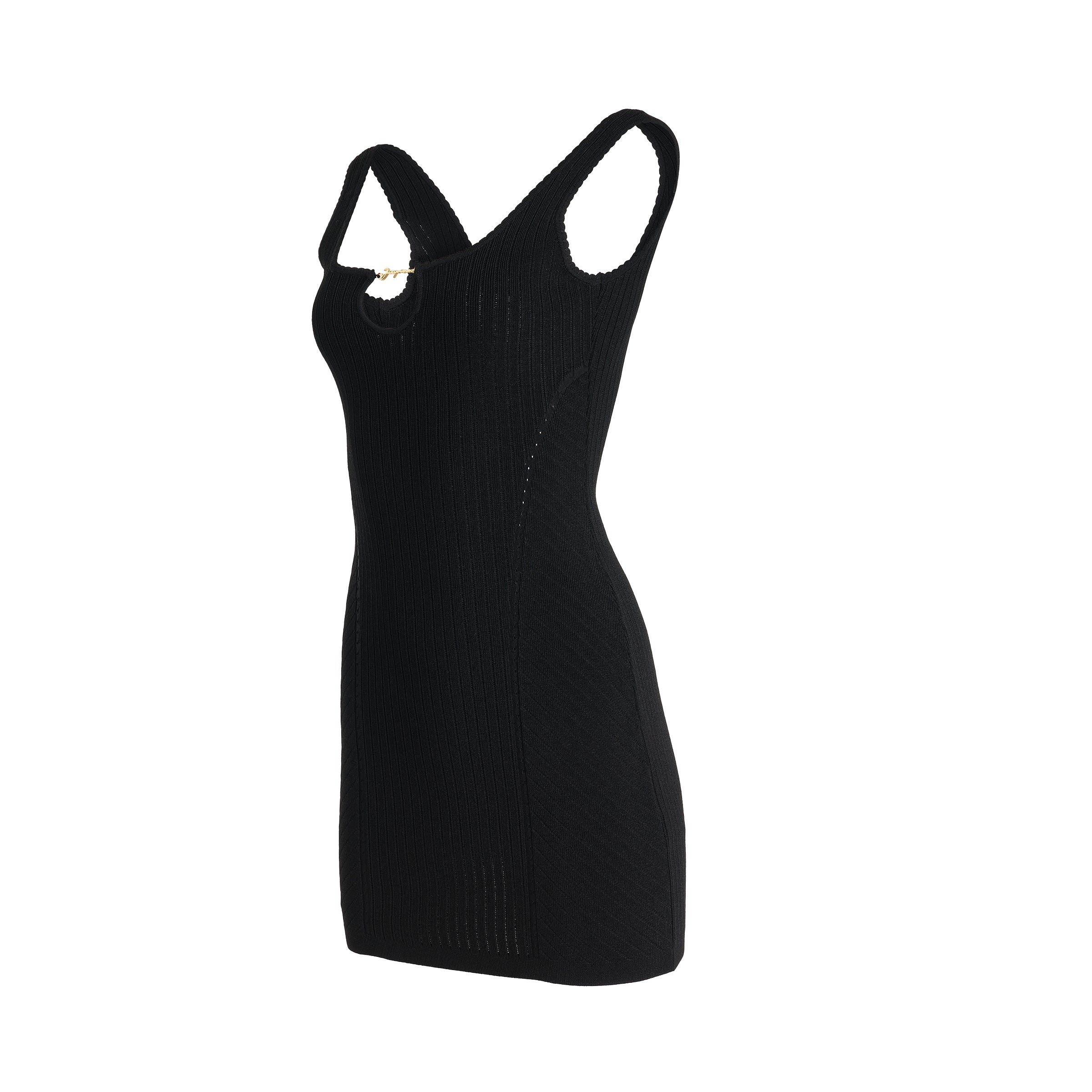 Sierra Lingerie Mini Dress in Black - 2
