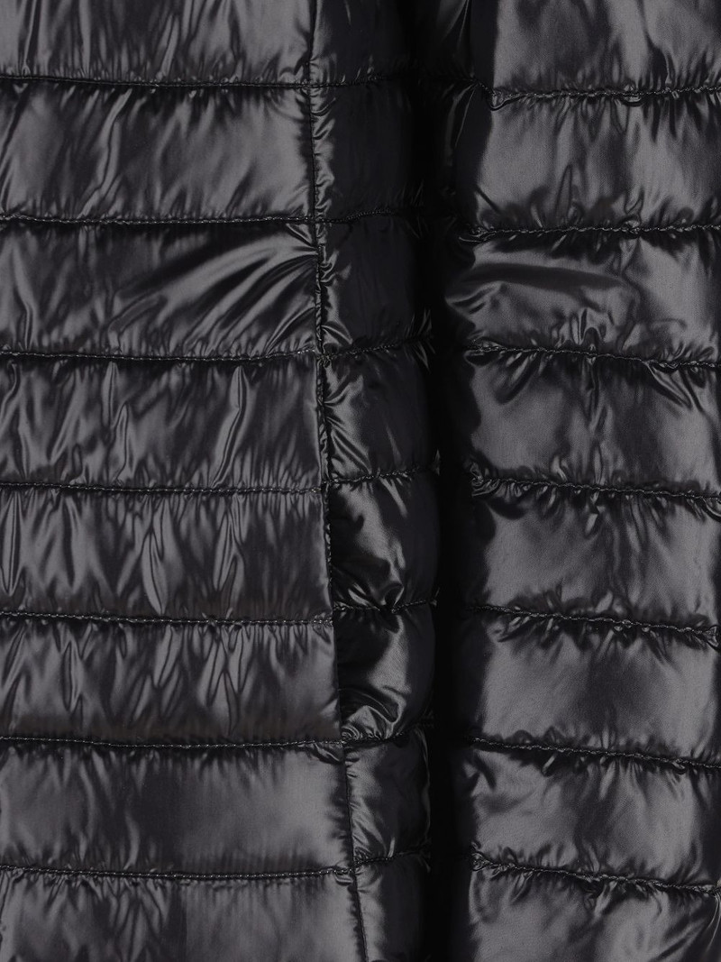 A-shape quilted button puffer jacket 3