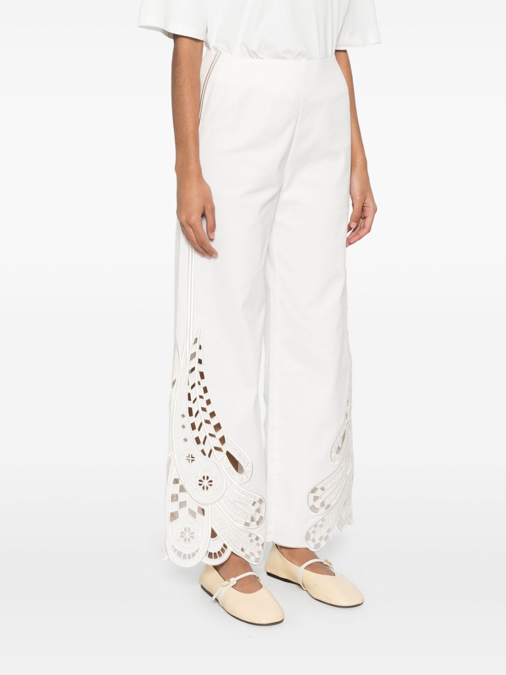 embroidered trousers - 3