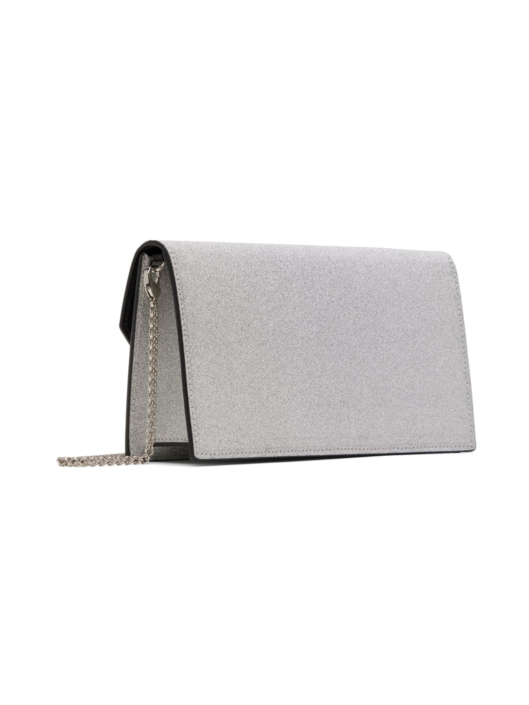 Silver Loubi54 Clutch - 3