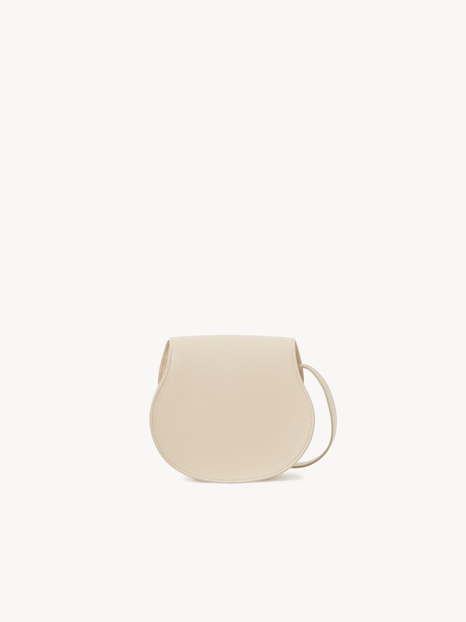SMALL MARCIE SADDLE BAG IN GRAINED LEATHER - 4