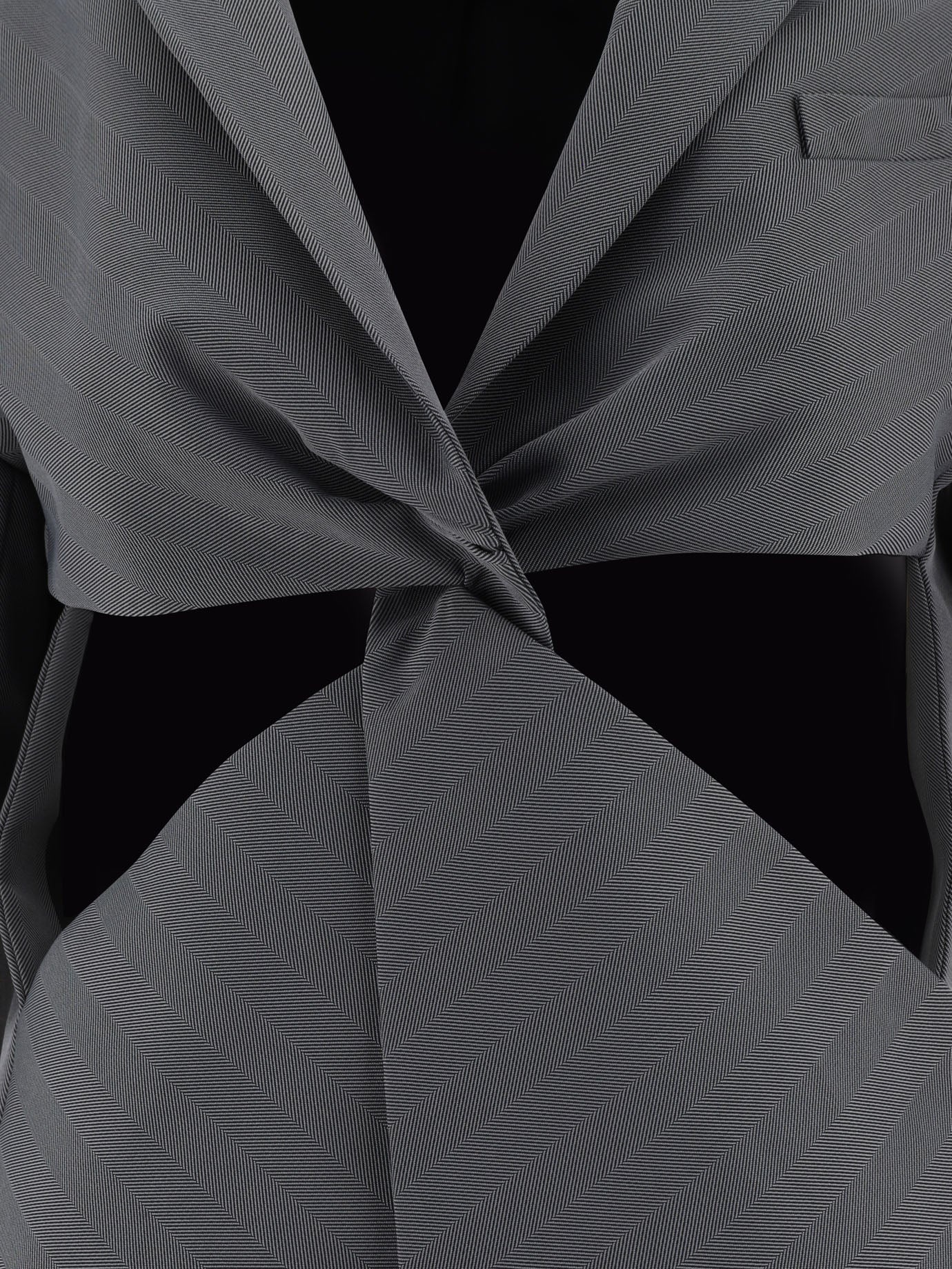 Coperni "twisted Cut-out" Tailored Jacket - 3