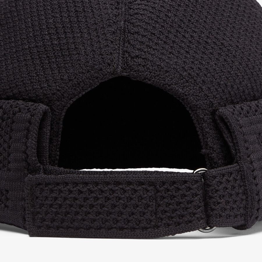 Black tech knit hat - 2