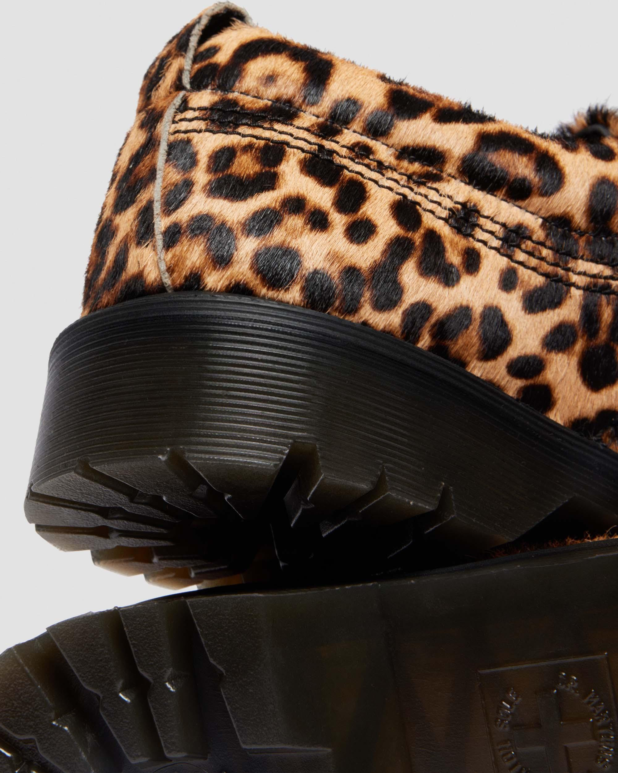 LOWELL Leopard Print Moc Toe Shoes - 4