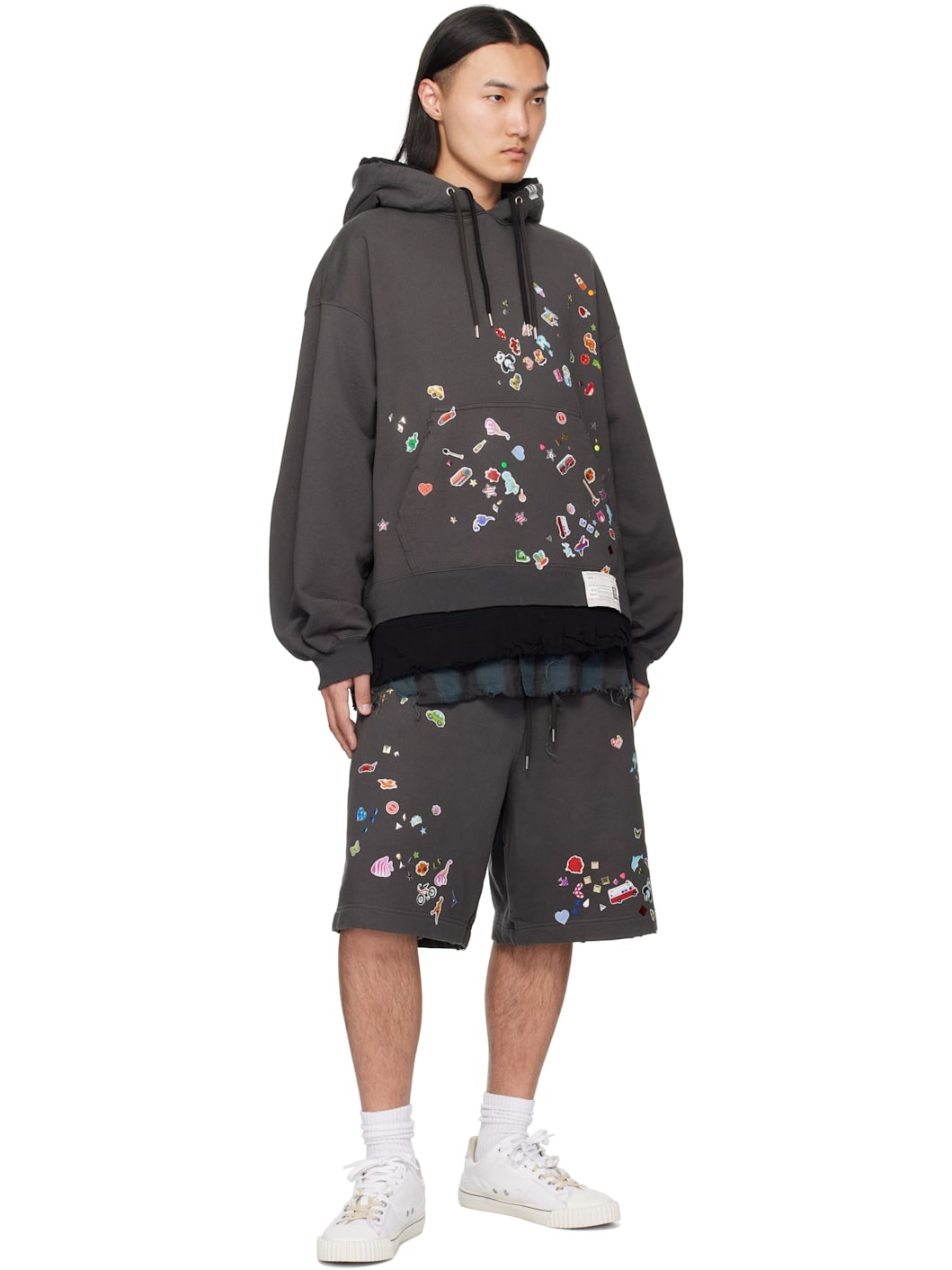 Black Triple Layered Hoodie - 4