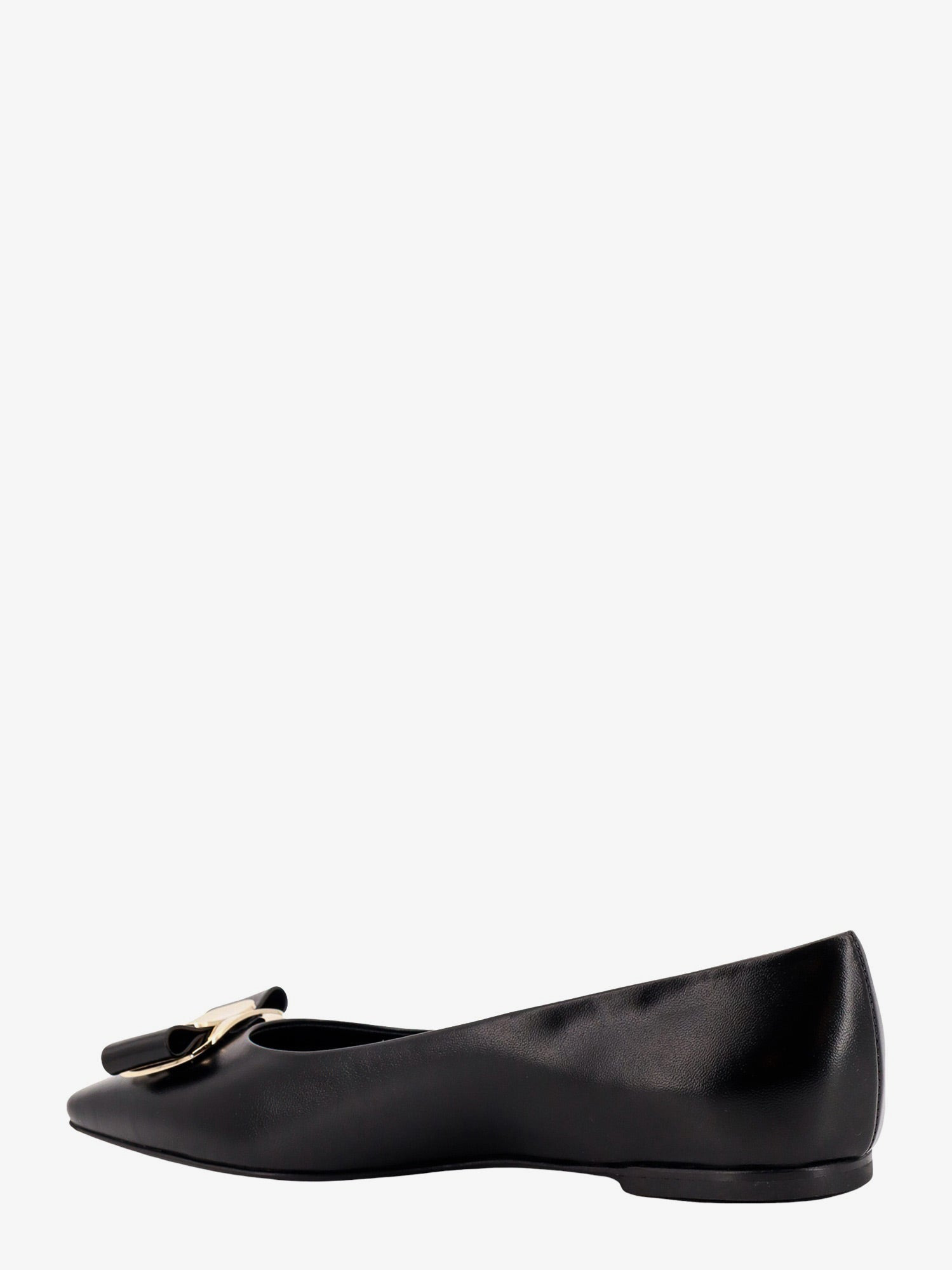 Leather Ballerinas With Iconic Vara Bow - 3