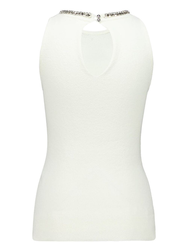 rabanne embellished sleeveless tank top outlook