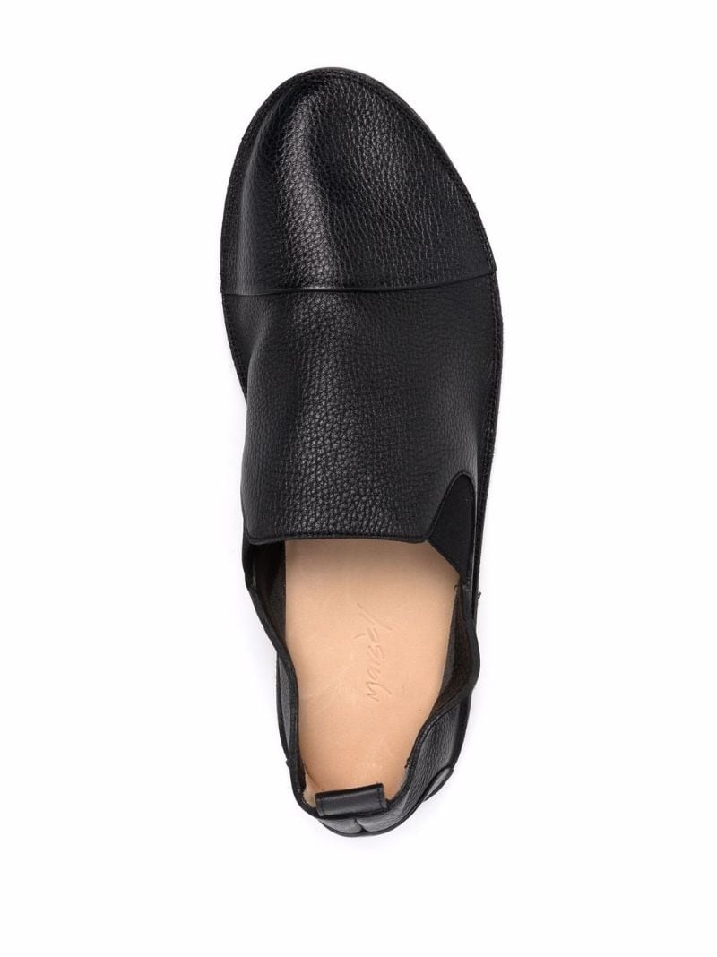 slip-on leather loafers - 7