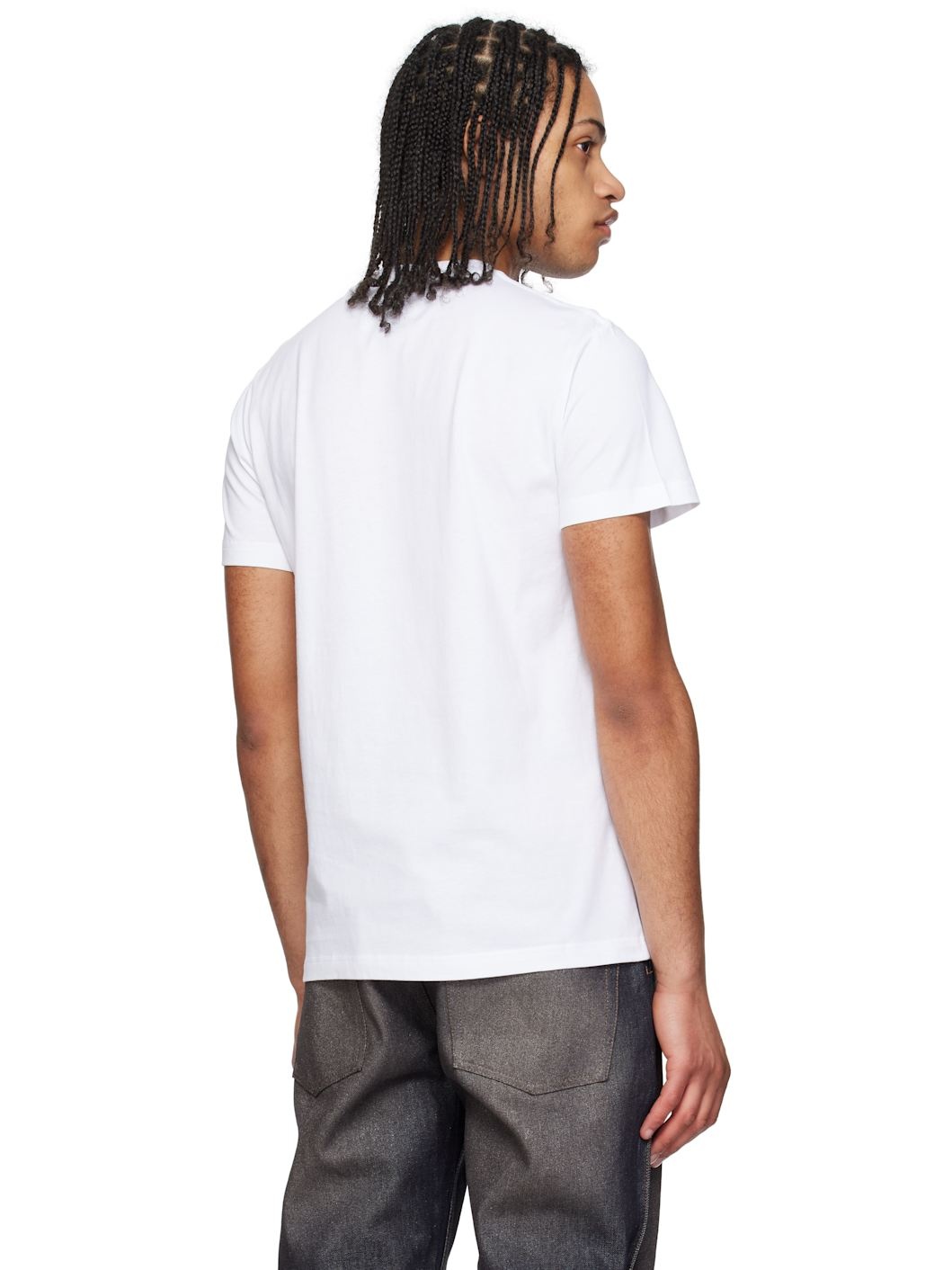 White Logo Baroque T-shirt - 3