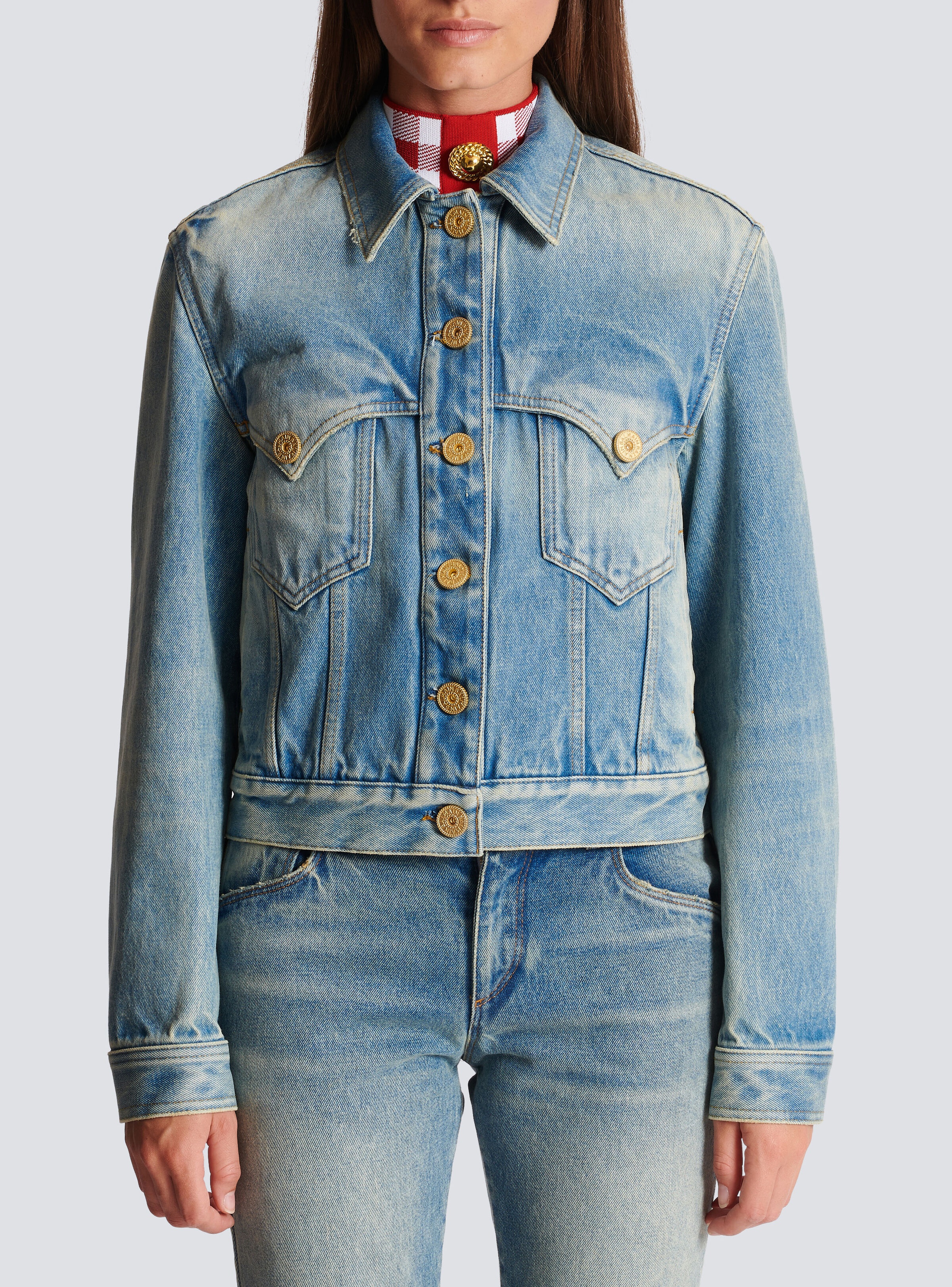 Vintage denim jacket - 5