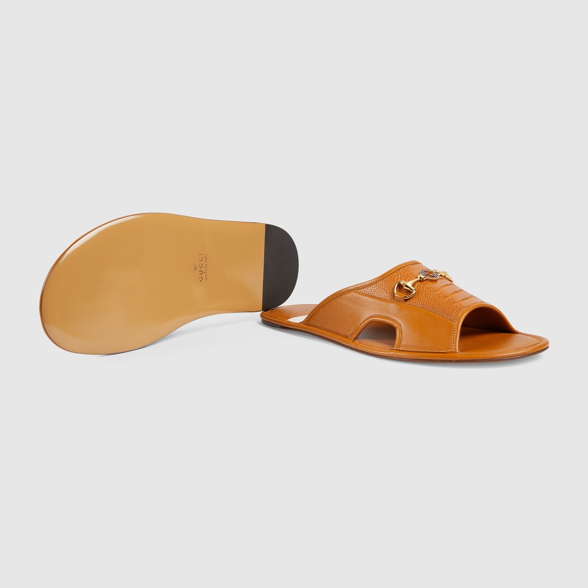 Slide sandal with Horsebit - 5