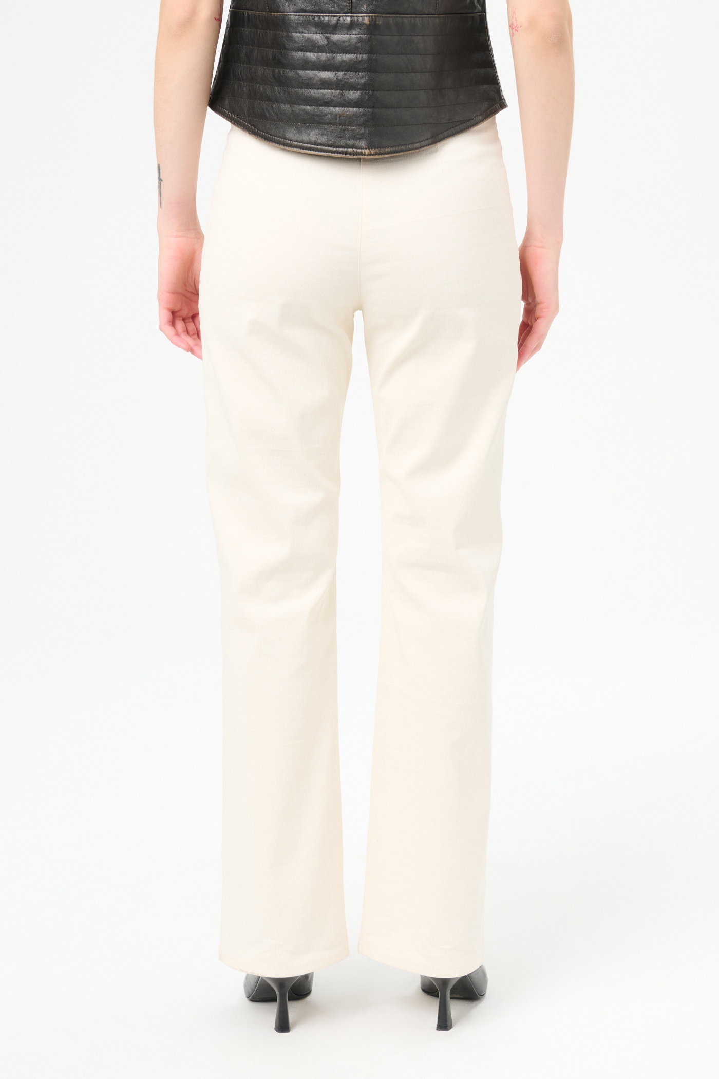 Biker Trouser Natural Rustic Cotton Nylon - 6