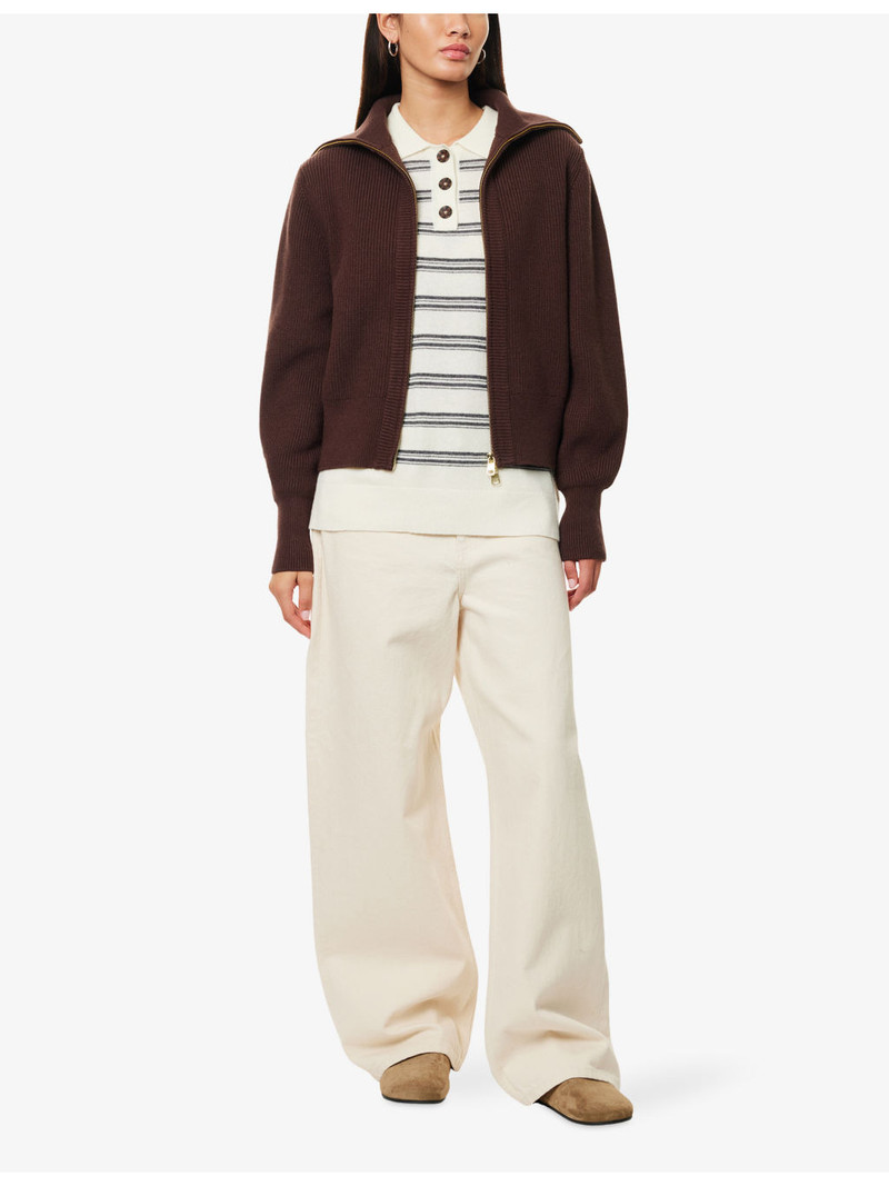 VARLEY Enrico High-Neck Knitted Jacket outlook
