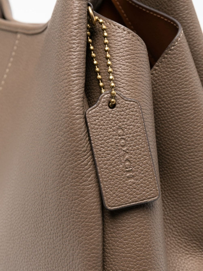 Lana pebbled-leather tote bag 4